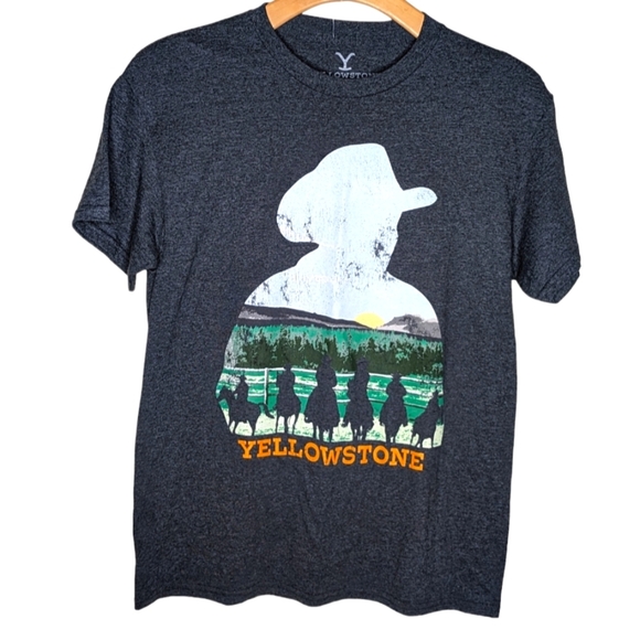 Men's distressed Yellowstone graphic T-shirt - Picture 3 of 6